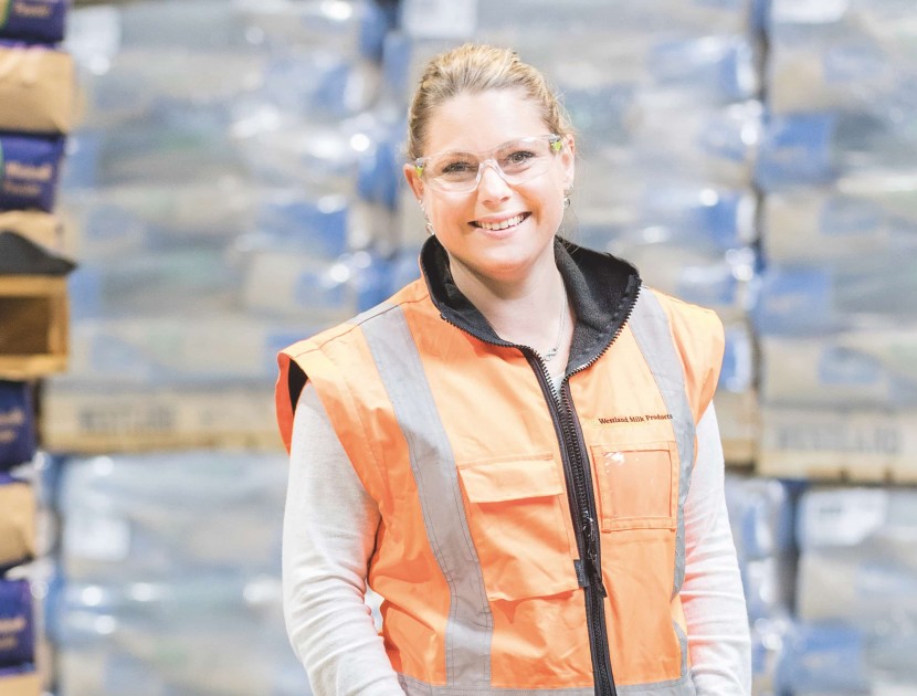 erica head of purchasing Westland Milk Products milk powder NZ